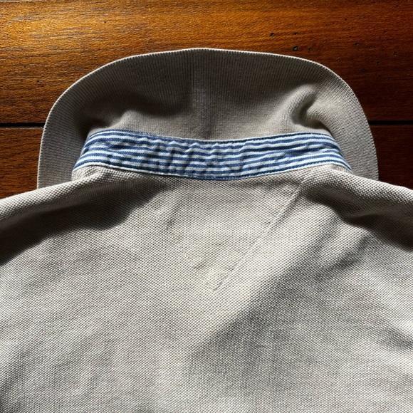 Vintage 90s Beige Pique Tommy Hilfiger Polo - Picture 5 of 7